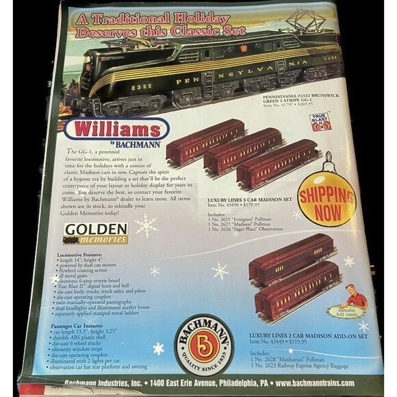 Classic Toy Trains January 2009 Colorado Time Machine Train Set Buyers Guide - Picture 3 of 5
